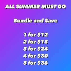 ☀️☀️Summer clear-out sale ☀️☀️